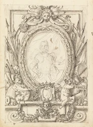 Design for a Panel with Portrait of a Nobleman
